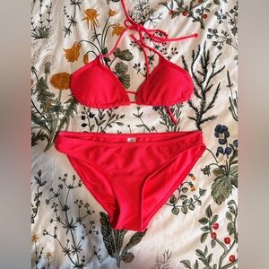 No Boundaries Vibrant Hot Pink Bikini Set
